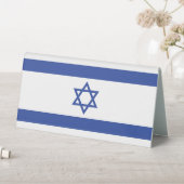 Plaque De Table Etat d'Israël Drapeau, Étoile de David Juifs (En SItu (Tableau))
