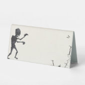 Plaque De Table Étiquette de la tente de nourriture de la fête d'H (Recto)