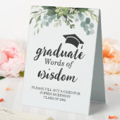 Plaque De Table Eucalyptus Graduation Party Conseil invité (In SItu (Mariage))