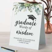 Plaque De Table Eucalyptus Graduation Party Conseil invité (En SItu (Tableau))