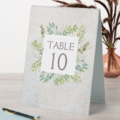 Plaque De Table Eucalyptus Rustique Réception De Mariage (En SItu (Tableau))