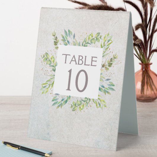 Plaque De Table Eucalyptus Rustique Réception De Mariage (En SItu (Tableau))