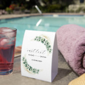 Plaque De Table Eucalyptus Table Tent Sign (InVersositu (sur table))