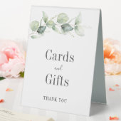 Plaque De Table Eucalyptus Vert Feuille Cartes d'anniversaire Cade (In SItu (Mariage))