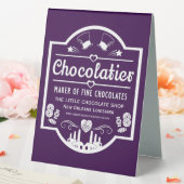 Plaque De Table Fabricant de chocolatier (In SItu (Mariage))