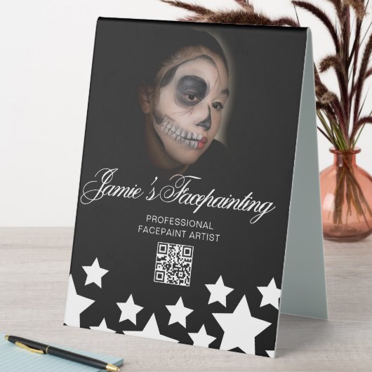 Plaque De Table Facepainter Clown Location de fête pour enfants (En SItu (Tableau))