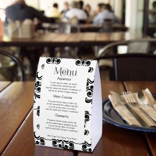 Plaque De Table Facile à concevoir votre propre menu personnalisé 