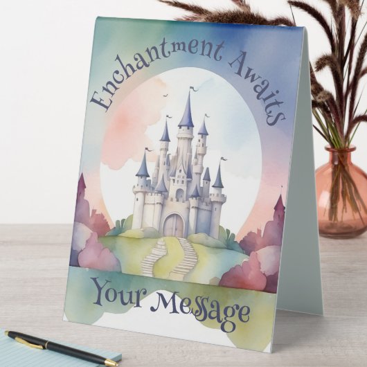 Plaque De Table Fairy Tale Castle Party (En SItu (Tableau))