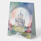Plaque De Table Fairy Tale Castle Party (Verso)