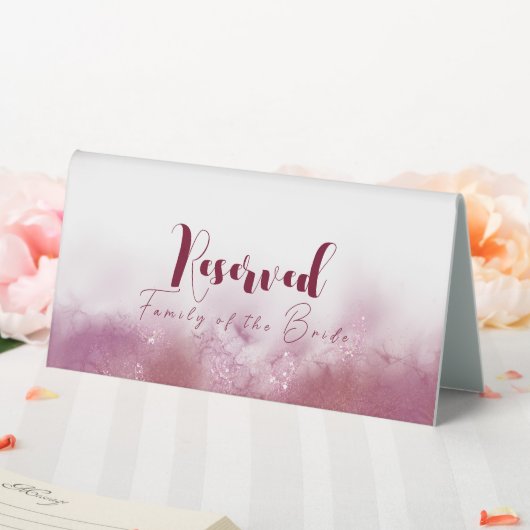 Plaque De Table Famille à thème Marbre sur mesure de la mariée (In SItu (Mariage))