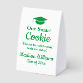Plaque De Table Faveur de remise des diplômes One Smart Cookie Gre (Verso)