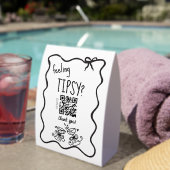 Plaque De Table Feeling tipsy virtual tip bartender (Insitu (sur table))