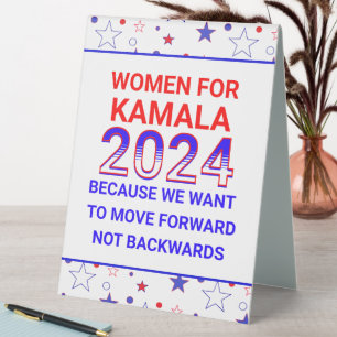 Plaque De Table Femmes pour l'élection de Kamala Harris 2024