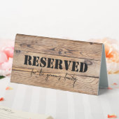 Plaque De Table Ferme en bois Mariage Moderne Rustique Réservé (In SItu (Mariage))