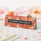 Plaque De Table Fermé pour le déjeuner Pizza Table Tente Signal (In SItu (Mariage))