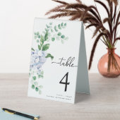 Plaque De Table Ferras Blue Hydrangea Mariage Numéro de table (En SItu (Tableau))