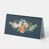 Plaque De Table Fête d'anniversaire de l'âge du jalon floral (Recto)