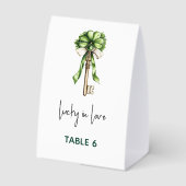 Plaque De Table Fête de mariage pour la Saint-Patrick (Verso)