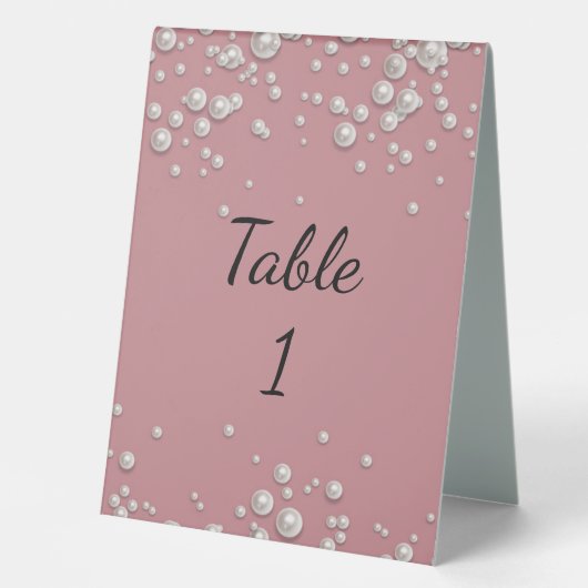 PLAQUE DE TABLE FÊTE DES MARIÉES (Recto)