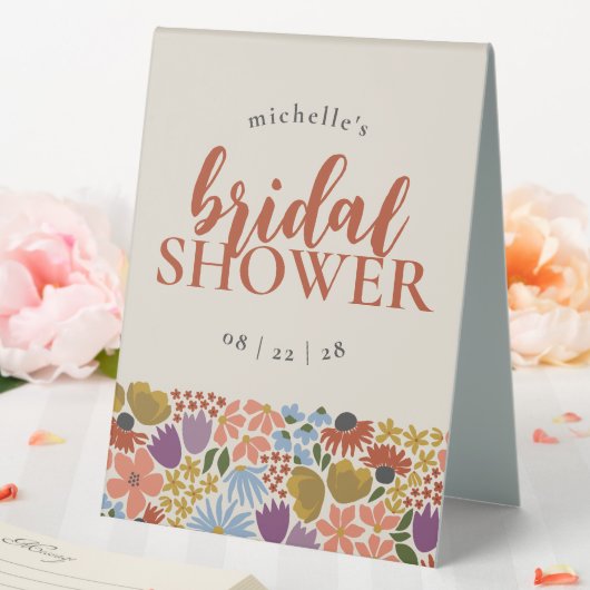 Plaque De Table Fête des mariées ou Mariage floral gras (In SItu (Mariage))