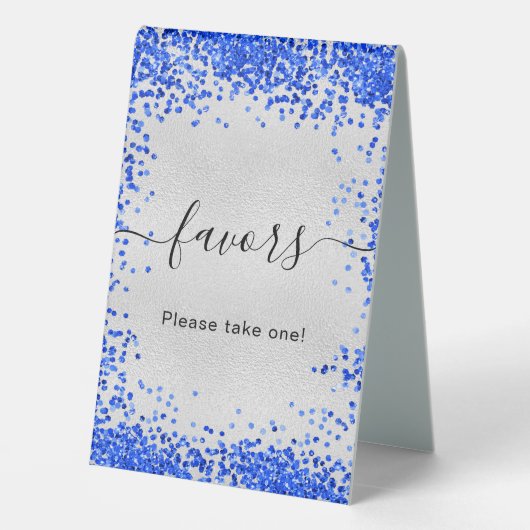 Plaque De Table Fête royale d'argent en faveur (Verso)