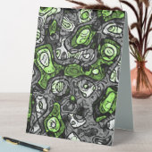 Plaque De Table Fier trippy grunge funky abstrait agender Pride (En SItu (Tableau))