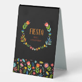 Plaque De Table Fiesta florale (Recto)