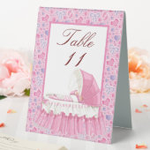 Plaque De Table Fille de bébé customisée (In SItu (Mariage))