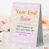 Plaque De Table Fin de l'année vente promotion d'entreprise offre (In SItu (Mariage))