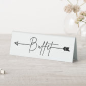 Plaque De Table Flèche Mariage de buffet gauche (En SItu (Tableau))