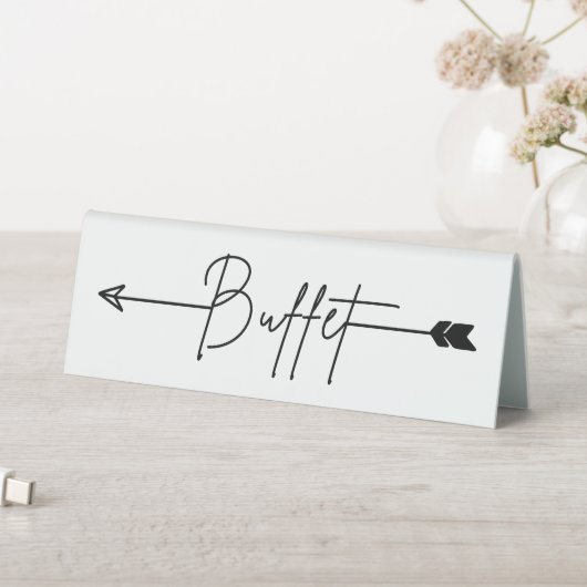 Plaque De Table Flèche Mariage de buffet gauche (En SItu (Tableau))