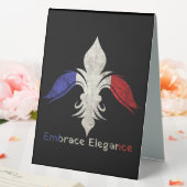 Plaque De Table Fleur-de-lis (In SItu (Mariage))