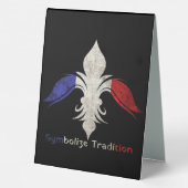 Plaque De Table Fleur-de-lis (Verso)