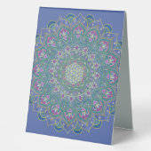 Plaque De Table Fleur de Vie - Mandala de style indien 1 (Recto)