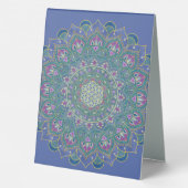 Plaque De Table Fleur de Vie - Mandala de style indien 1 (Verso)