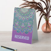 Plaque De Table Fleur de Vie - Mandala de style indien 1 (En SItu (Tableau))