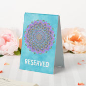 Plaque De Table Fleur de Vie - Mandala de style indien 2 (In SItu (Mariage))