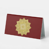 Plaque De Table Fleur de Vie - Mandala Indien 4 (Verso)