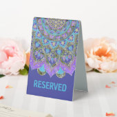 Plaque De Table Fleur de Vie - Mandala Style Inde 2 (In SItu (Mariage))