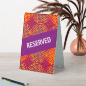 Plaque De Table FLEUR DE VIE - motif rose orange (En SItu (Tableau))