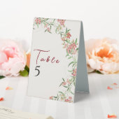 Plaque De Table Fleur sauvage rose Rose Spring Garland Mariage (In SItu (Mariage))