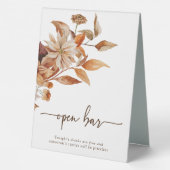 Plaque De Table Fleurs d'automne (Verso)