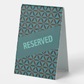 Plaque De Table FLEURS DE VIE - motif de timbre 2 (Verso)