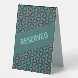 Plaque De Table FLEURS DE VIE - motif de timbre 2