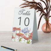 Plaque De Table Fleurs estivales tableau nombre tableau panneau de (En SItu (Tableau))