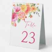 Plaque De Table Fleurs vives Festives Fête des mariées d'agrumes f (Verso)