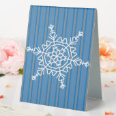 Plaque De Table Flocon de neige amusant et fantaisie (In SItu (Mariage))