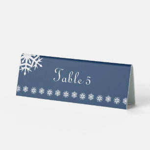 Plaque De Table Flocons de neige hivernaux sur un panneau de tente