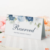 Plaque De Table Floral Dusty Blue Eucalyptus Réservé (In SItu (Mariage))