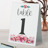 Plaque De Table Floral numéro un (En SItu (Tableau))